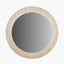 Tivoli Travertine Effect Veneer Round Wall Mirror