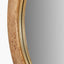 Newborough Burr Wood Effect Round Wall Mirror