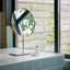 Mirror on base 24x9x40,5 cm RIESCO marble white-gold