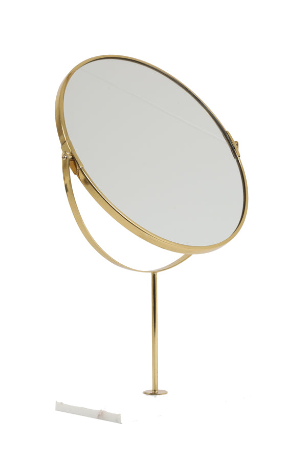 Mirror on base 33x12,5x48 cm RIESCO marble white-gold