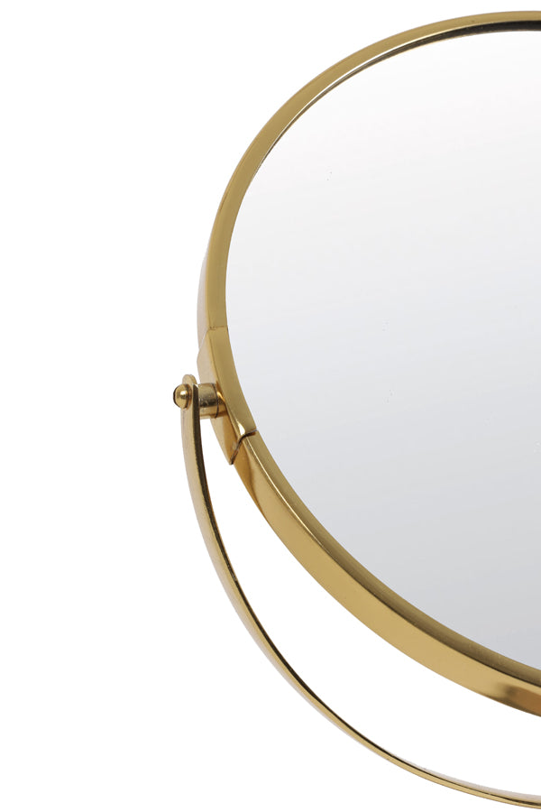 Mirror on base 33x12,5x48 cm RIESCO marble white-gold
