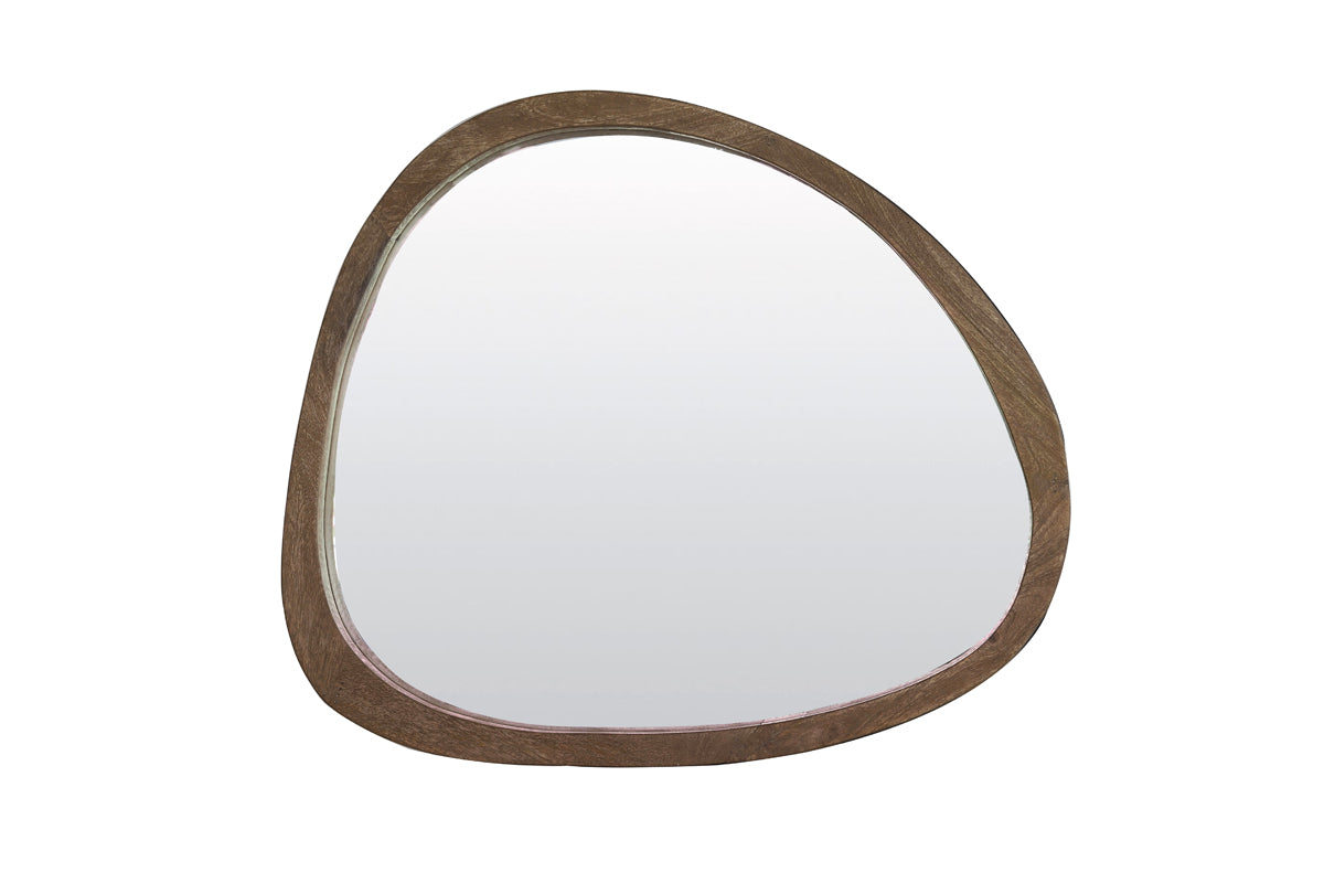 Mirror 80x5x70 cm SONORA matt dark brown