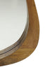 Mirror 80x5x70 cm SONORA wood oil brown