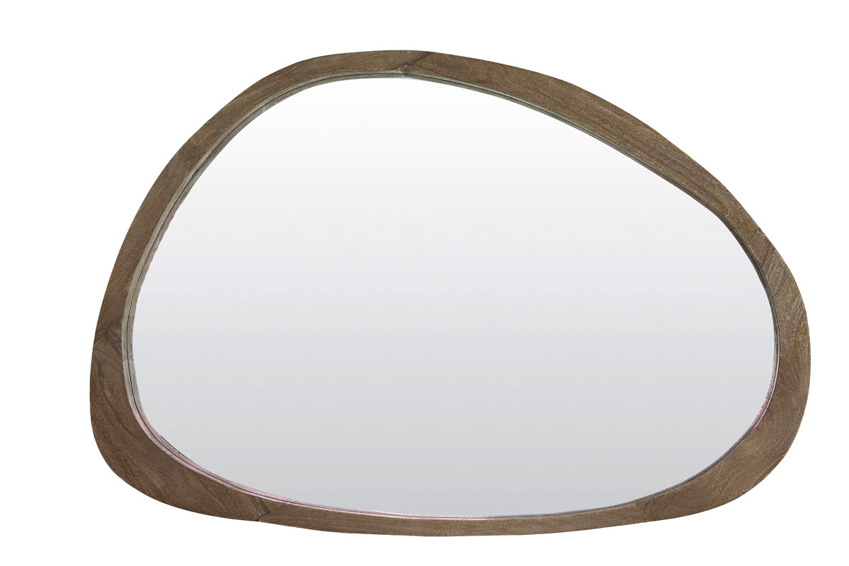 Mirror 120x5x80 cm SONORA matt dark brown