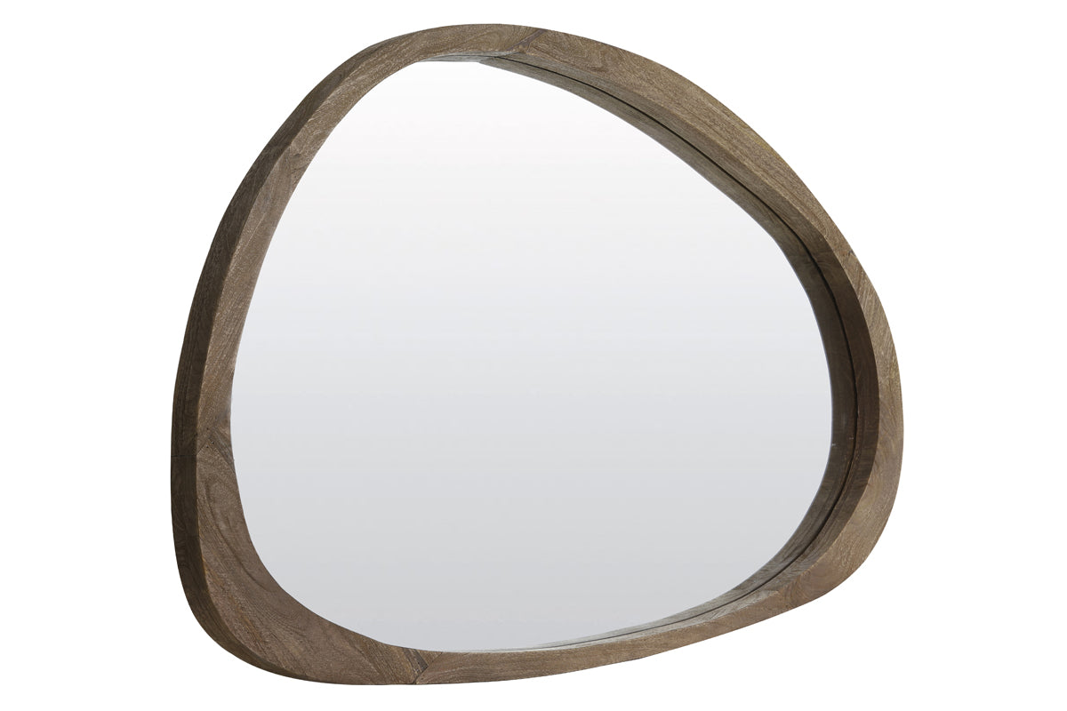 Mirror 120x5x80 cm SONORA matt dark brown