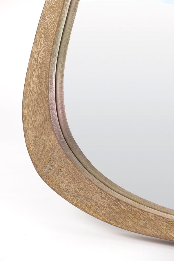 Mirror 120x5x80 cm SONORA matt dark brown