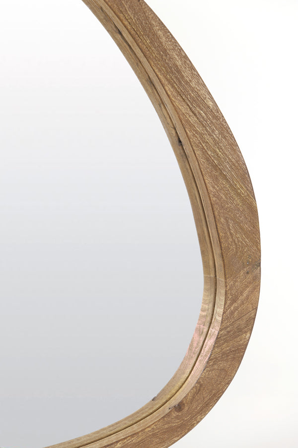 Mirror 120x5x80 cm SONORA matt dark brown