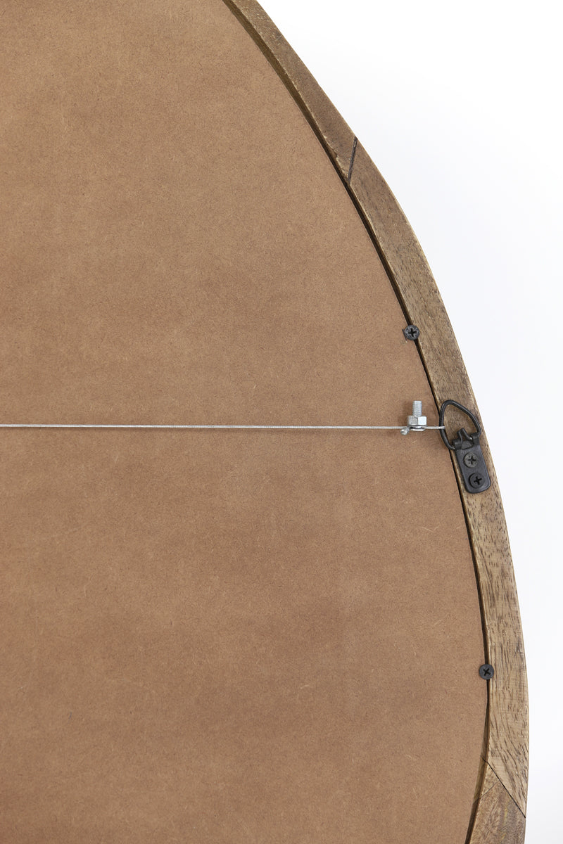 Mirror 120x5x80 cm SONORA matt dark brown