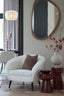Mirror 120x5x80 cm SONORA matt dark brown