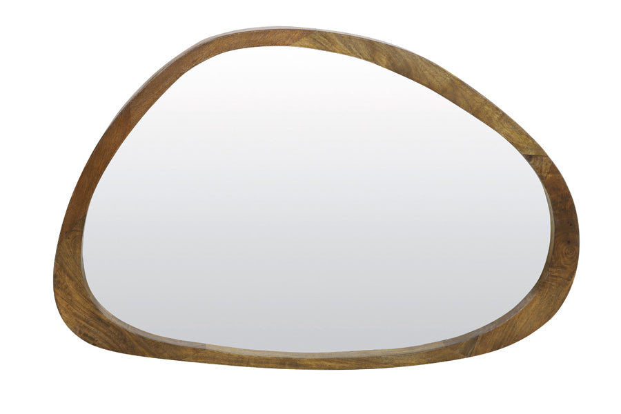 Mirror 120x5x80 cm SONORA wood oil brown
