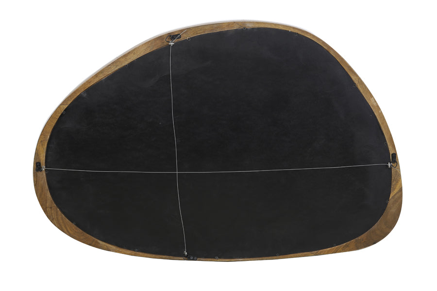 Mirror 120x5x80 cm SONORA wood oil brown