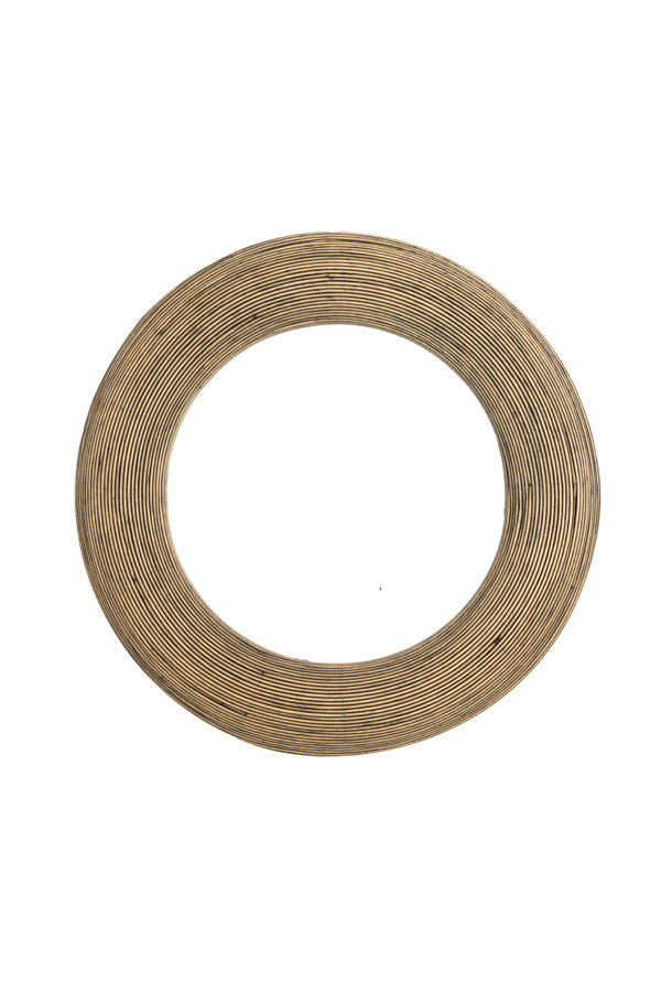 Mirror 71x4,5 cm PIEDRE rattan brown