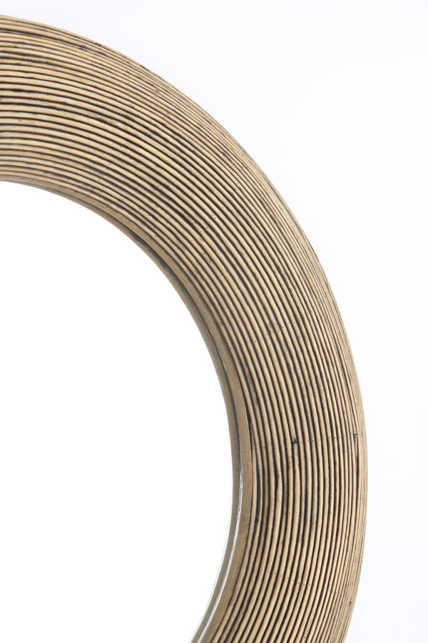 Mirror 71x4,5 cm PIEDRE rattan brown