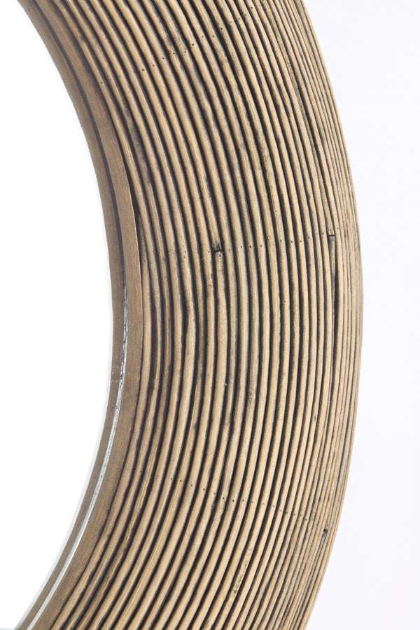 Mirror 71x4,5 cm PIEDRE rattan brown
