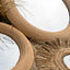 Mirror 71x4,5 cm PIEDRE rattan natural