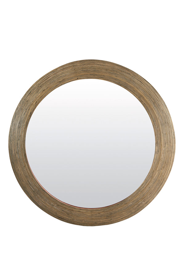 Mirror 109,5x4,5 cm PIEDRE rattan brown