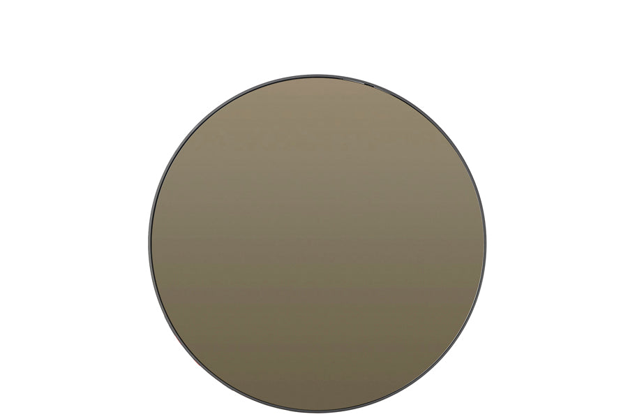 Mirror 70 cm ESPEJO smoked glass+black