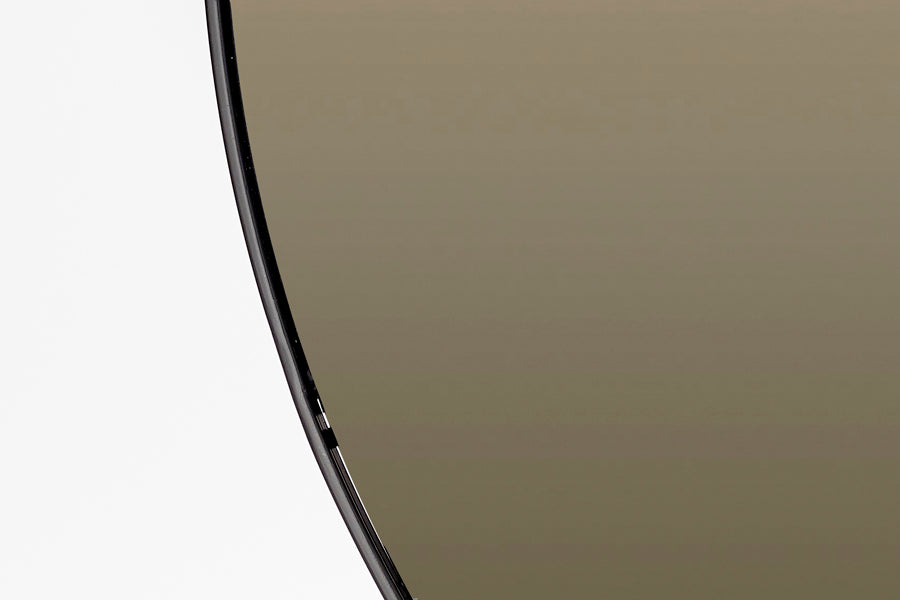 Mirror 70 cm ESPEJO smoked glass+black