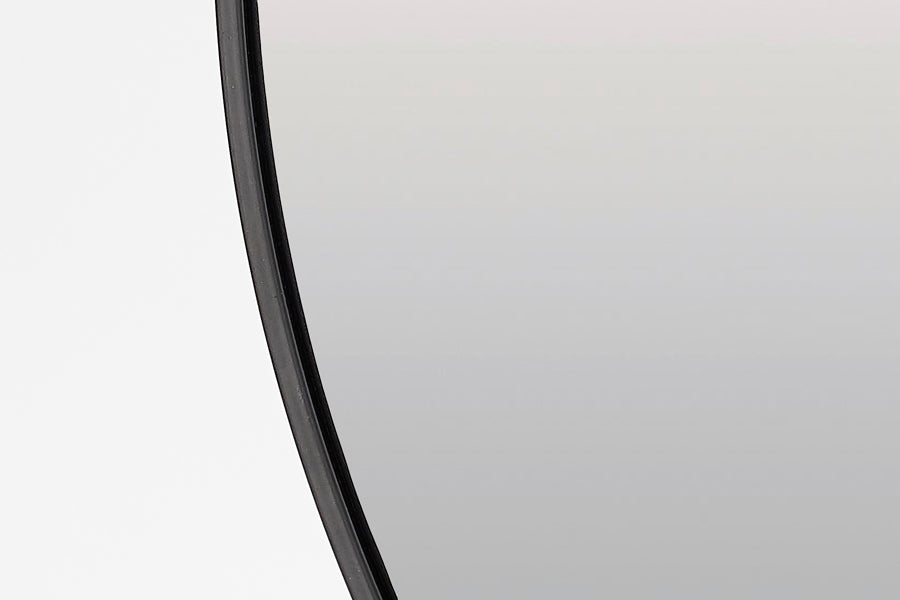 Mirror 70 cm ESPEJO clear glass+black