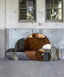 Mirror 96 cm ESPEJO smoked glass+black