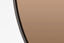Mirror 96 cm ESPEJO brown glass+black