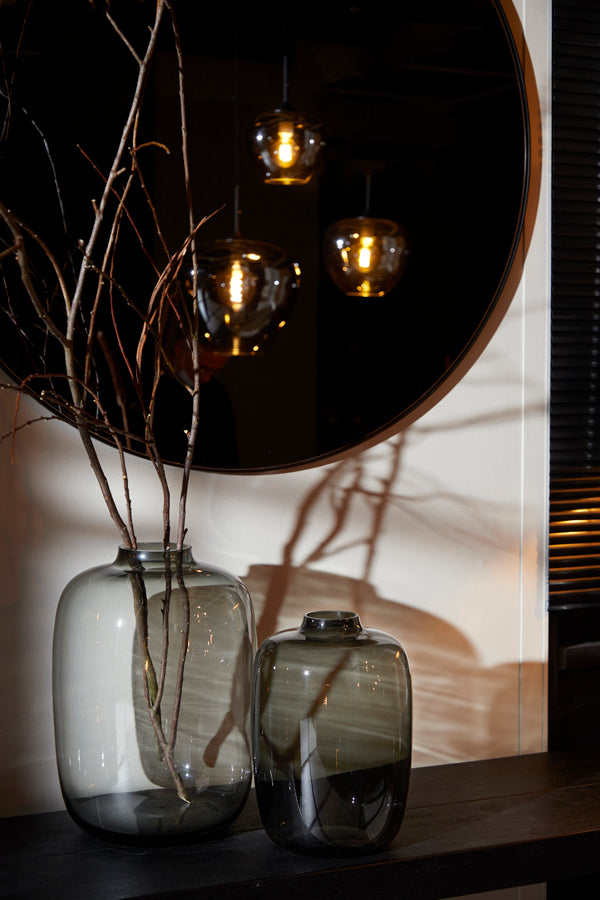 Mirror 116 cm ESPEJO smoked glass+black