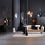 Mirror 116 cm ESPEJO smoked glass+black