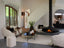 Mirror 116 cm ESPEJO clear glass+black