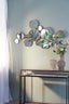 Mirror 127x3,5x64,5 cm CIELO circles gold