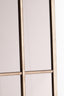 Mirror 77x3x183 cm RINCON smoked glass+gold