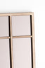 Mirror 77x3x183 cm RINCON smoked glass+gold