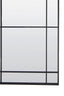 Mirror 77x3x183 cm RINCON clear glass+matt black