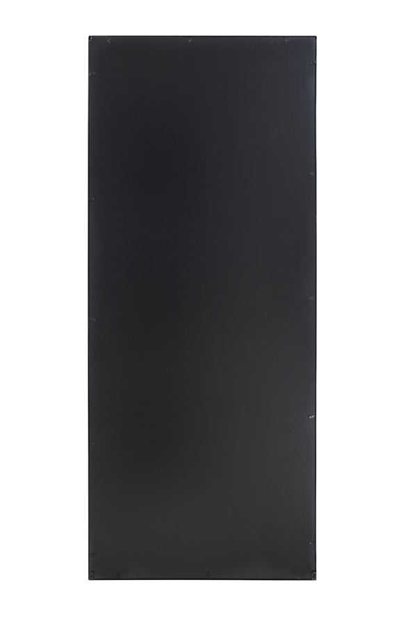 Mirror 77x3x183 cm RINCON clear glass+matt black