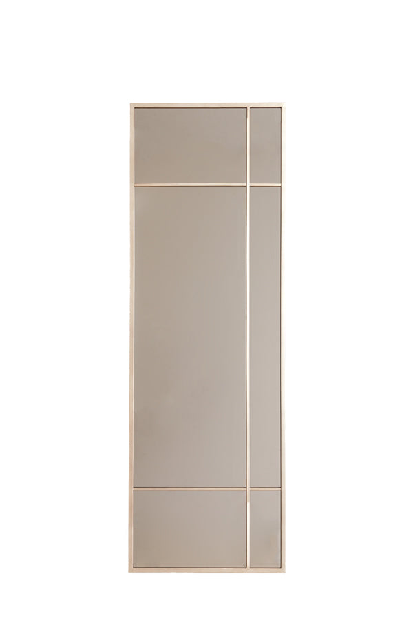 Mirror 50x3x150 cm RINCON smoked glass+gold