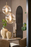 Mirror 80x1,5x180 cm ZENETO smoked glass+black