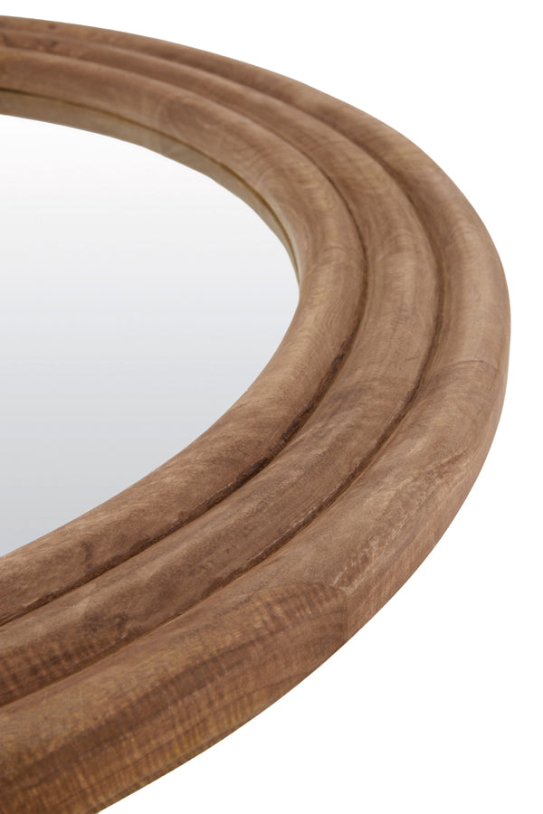 Mirror 100x4 cm FLORION wood brown