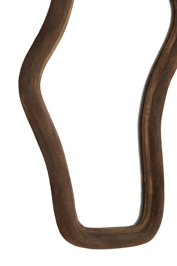 Mirror 62x5x121 cm CELANO wood matt dark brown