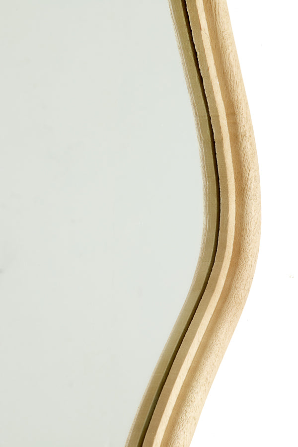 Mirror 62x5x121 cm CELANO wood matt natural