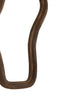 Mirror 80x5x161 cm CELANO wood matt dark brown