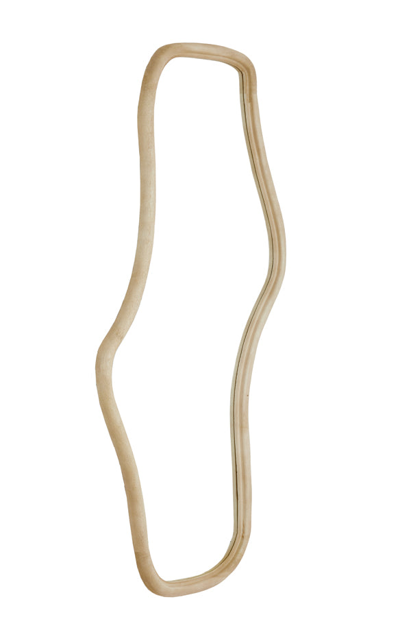 Mirror 80x5x161 cm CELANO wood matt natural