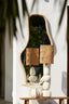 Mirror 80x5x161 cm CELANO wood matt natural