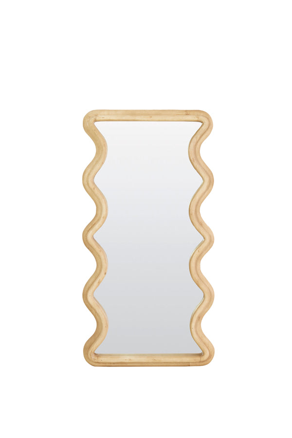 Mirror 62x6x120 cm ALIVA wood matt natural