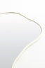 Mirror 59x1,5x120,5 cm AZULA clear glass+cream