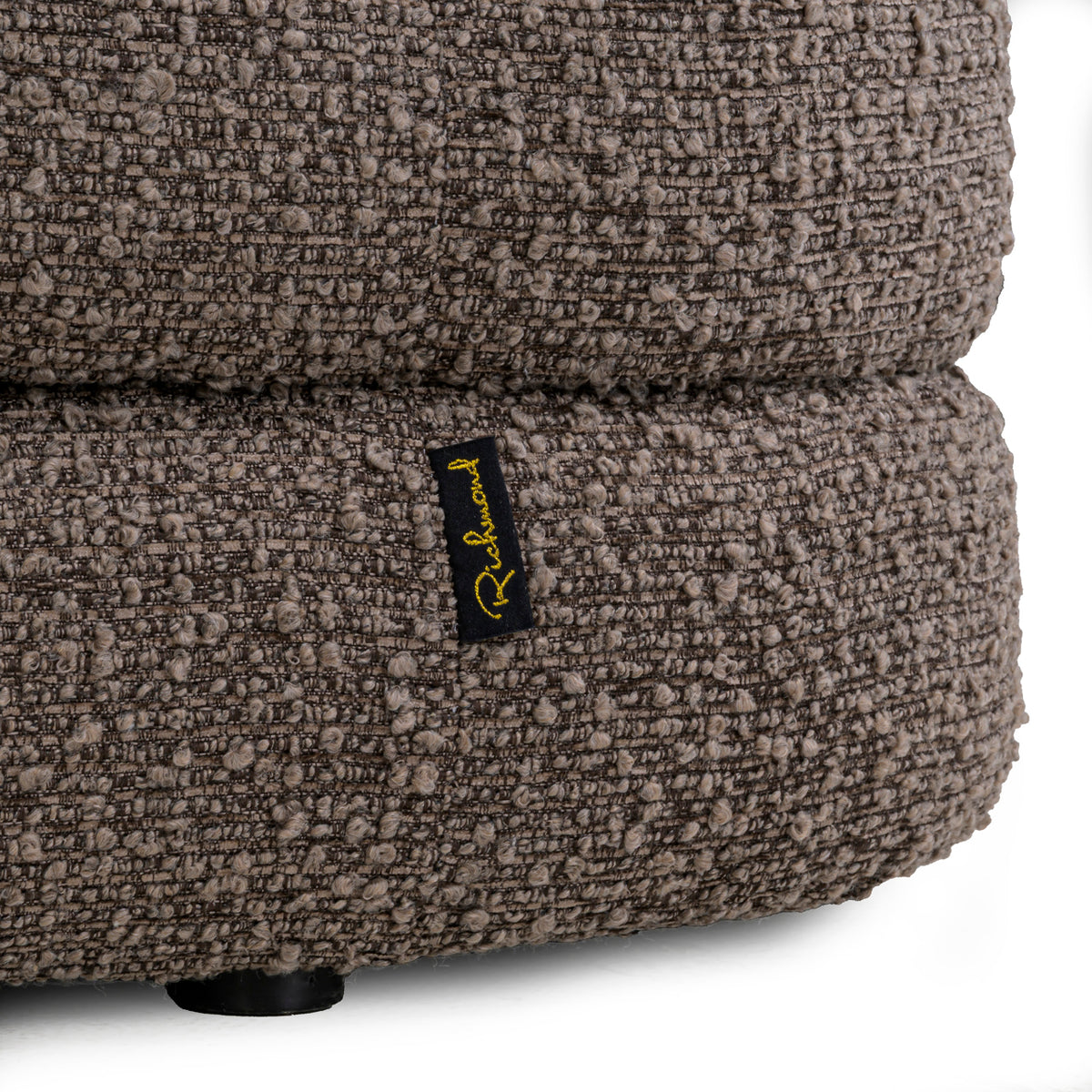 Pouffe & Footstool Camille brown chunky