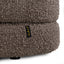 Pouffe & Footstool Camille brown chunky