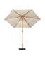 Woodlook Crank and Tilt Parasol - Ivory, 2.5M
