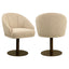 Dining chair Beverly natural fancy swivel