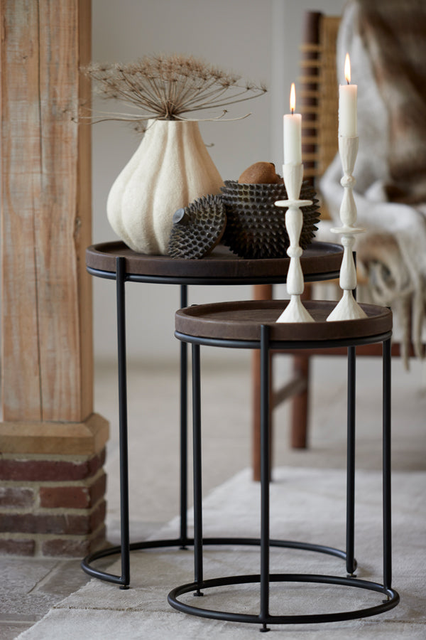 Deco box 18x17,5 cm CALDRAS brown