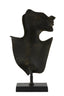 Ornament 23x11x45 cm FACE dark bronze-matt black