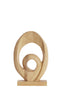 Ornament 30x9x46 cm RANDA wood matt natural